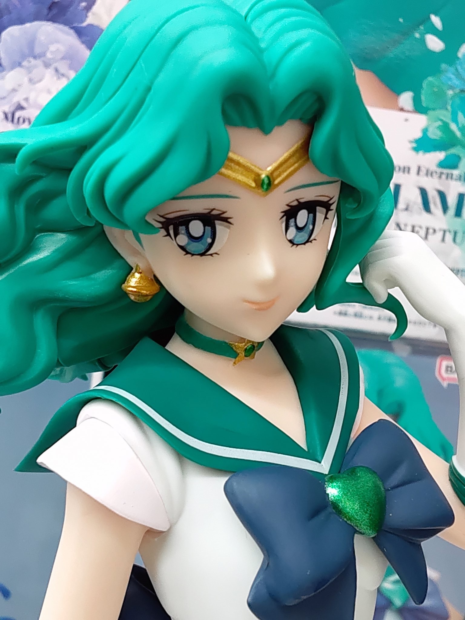 -SAILOR MOON Pretty Guardian Sailor Moon Eternal The Movie – Super Sailor Neptune Glitter & Glamours Figure (Ver. A)