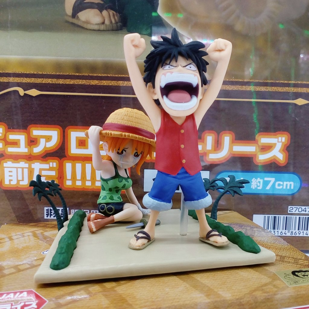 ONE PIECE WCF LOG SERIES LUFFY & NAMI