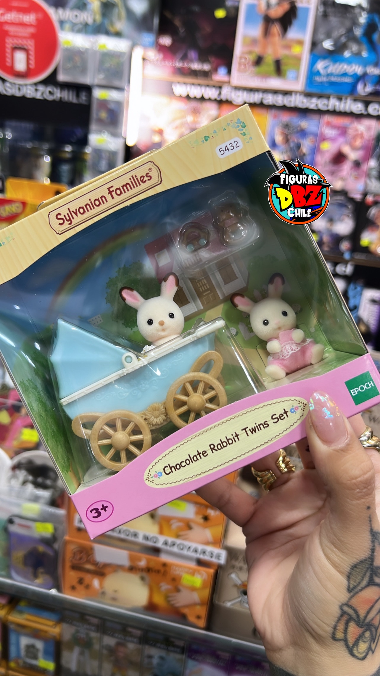 SYLVANIAN SET GEMELOS CONEJO COCHECITO