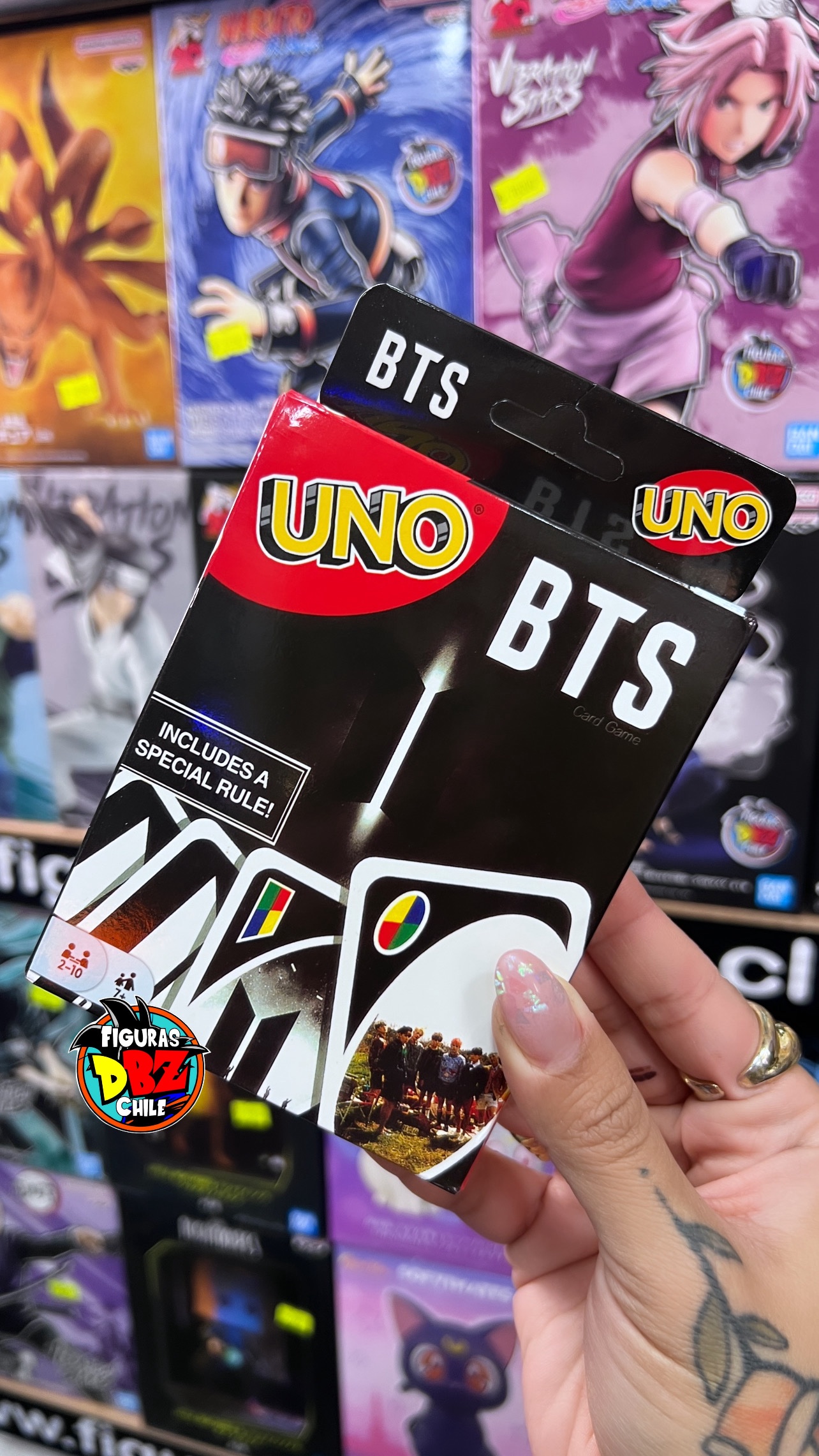 JUEGO CARTAS UNO BTS