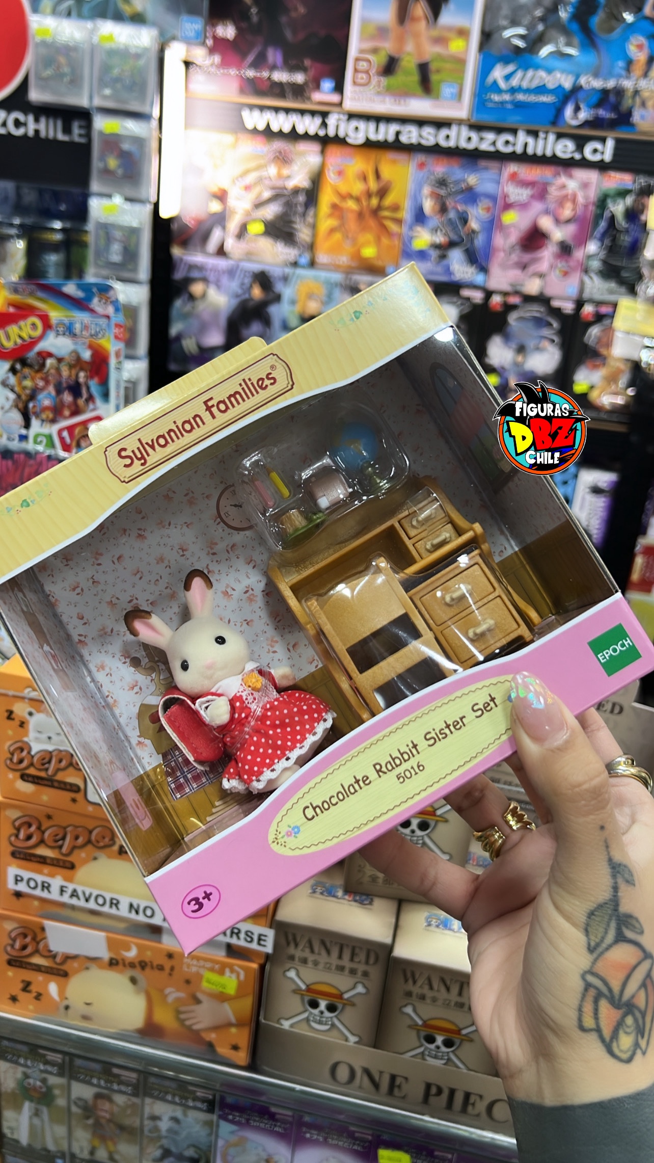 SYLVANIAN SET ESCRITORIO CONEJA CHOCOLATE