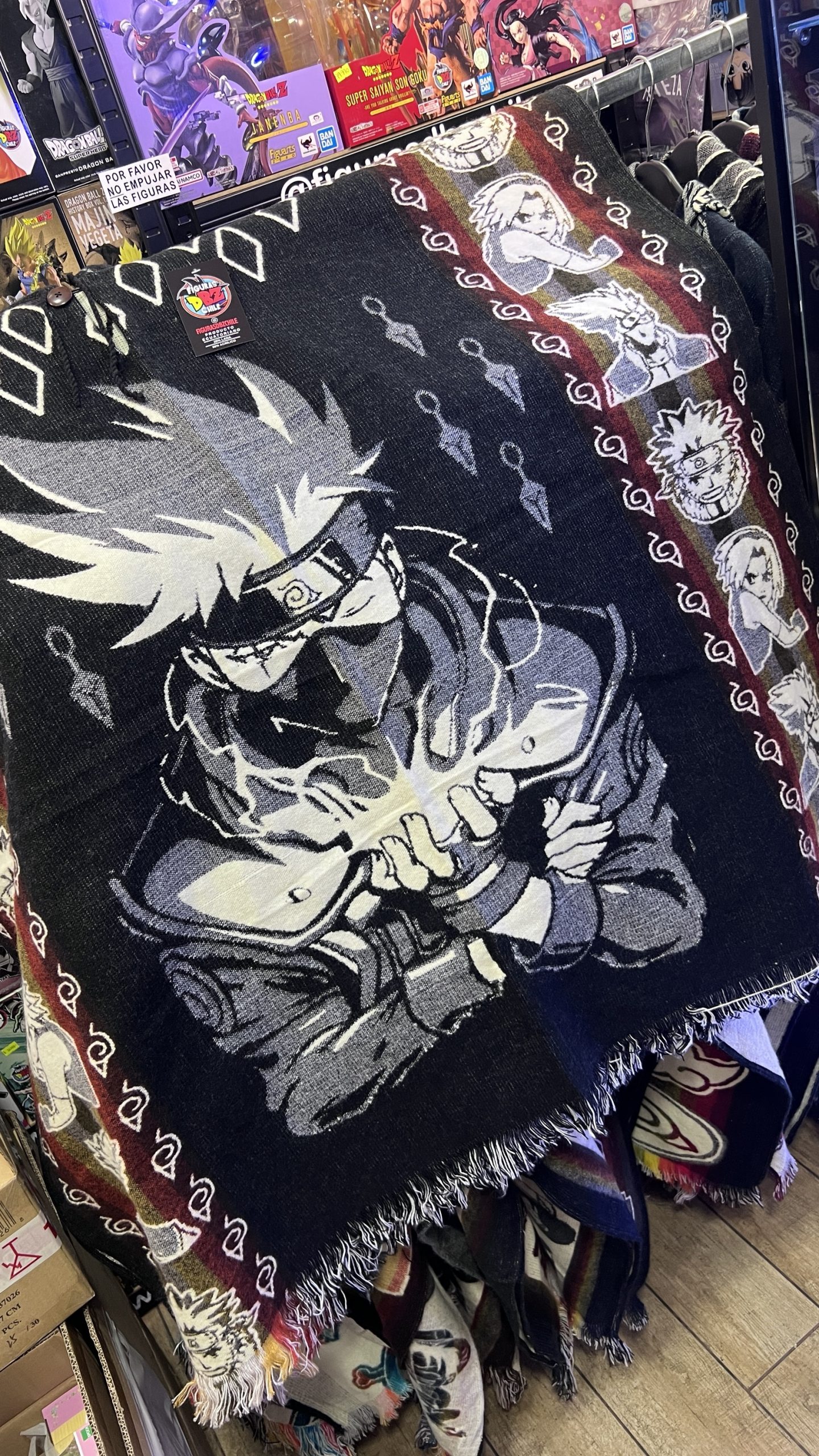 -ANIME PONCHO NARUTO KAKASHI