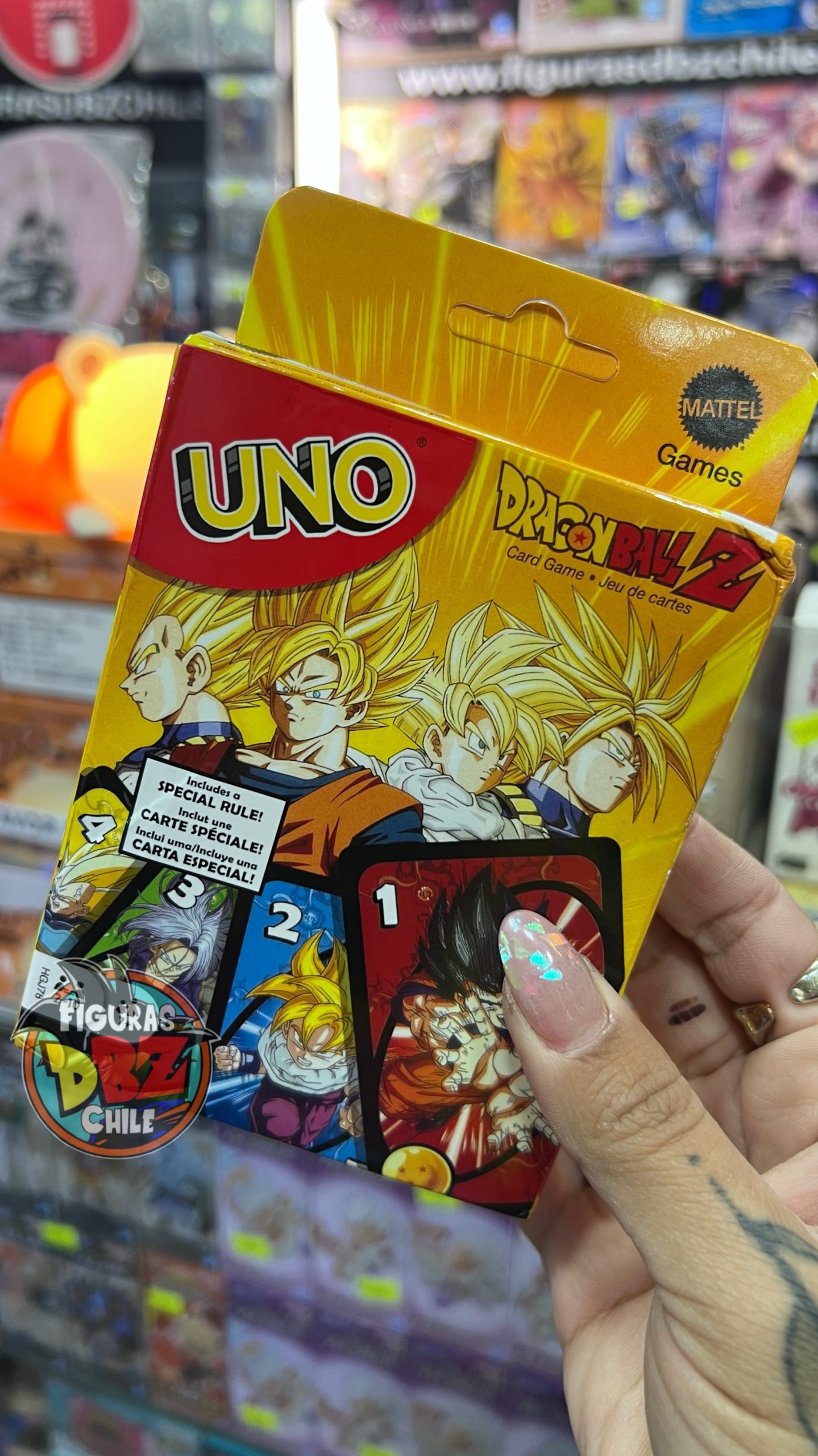 JUEGO CARTAS UNO DRAGON BALL